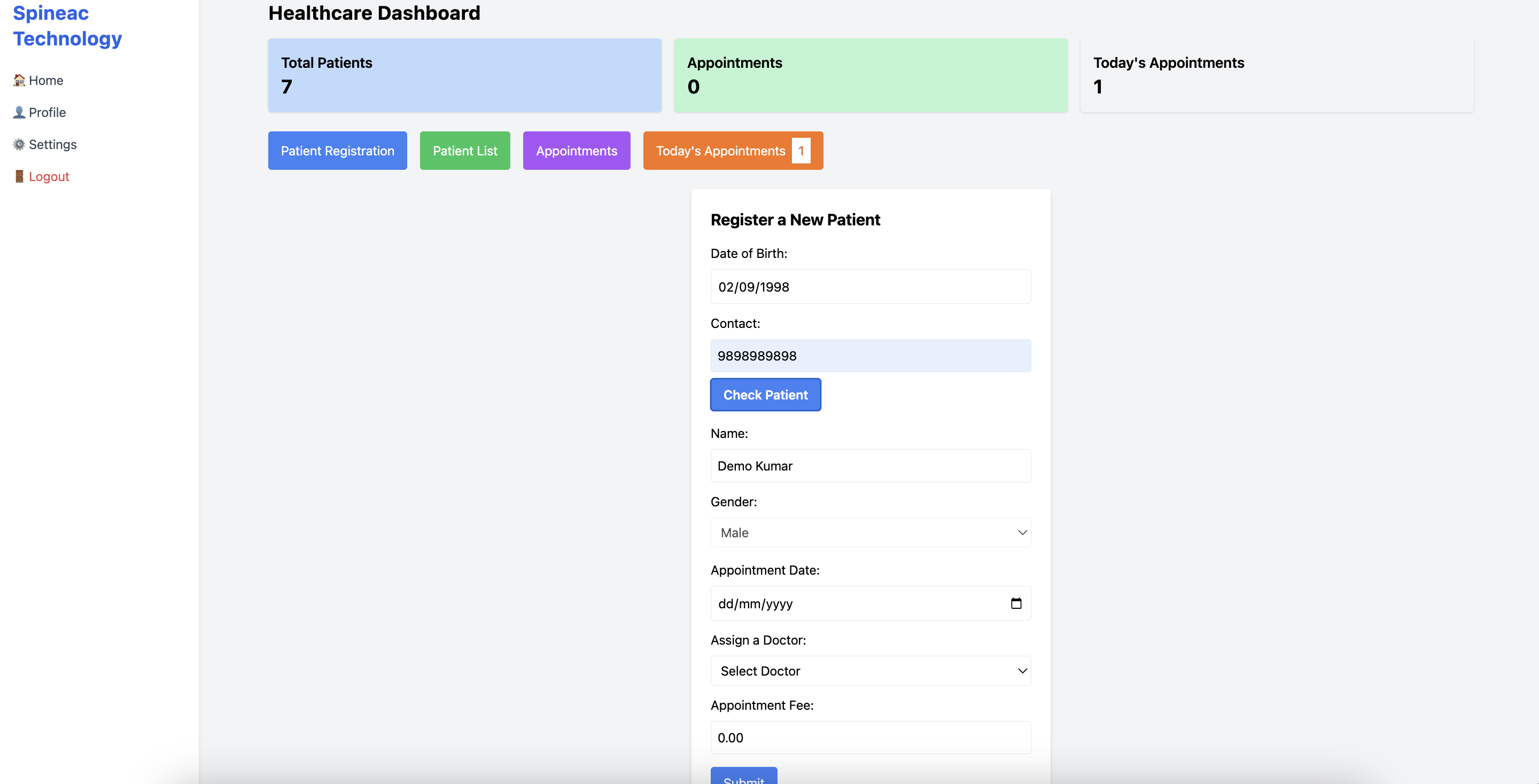 Dashboard